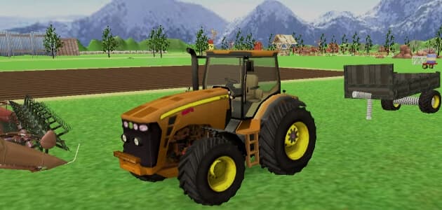 Симулятор Трактора на Ферме