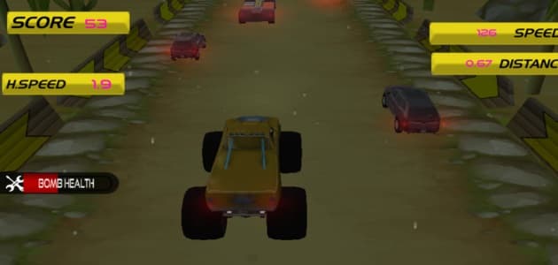 Xtreme 3D spectacular monster truck offroad jump