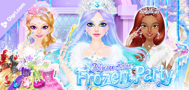 Princess salon frozen party