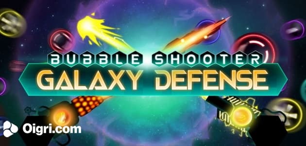 Bubble shooter galaxy defense