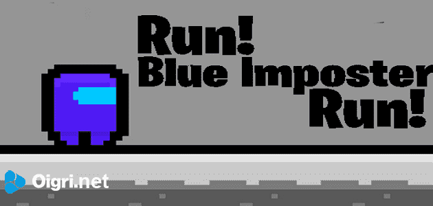 Run blue imposter run