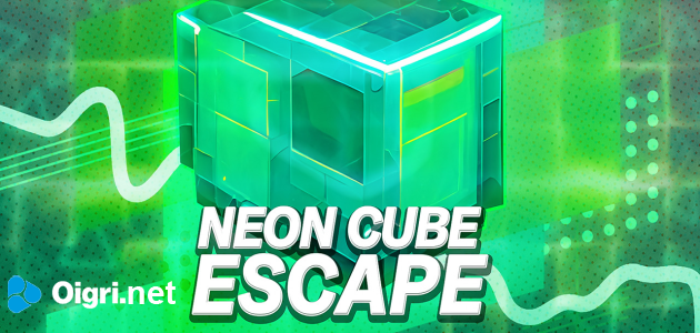 Neon cube escape - сюжетный пиксель, избегай их